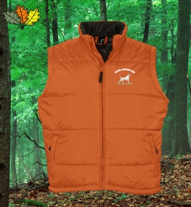 blouson-sans-manche-orange-chasseur