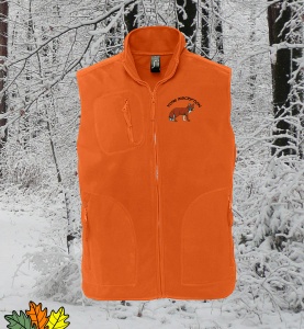 veste-polaire-sans-manches-chasseur-orange