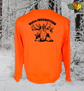 sweat-fluo-haute-visibilite-col-rond-chasse-chasseur-cerfs