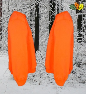 sweat-fluo-haute-visibilite-col-rond-chasse-chasseur-profil