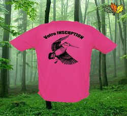 T-Shirt polyester fluo  femme